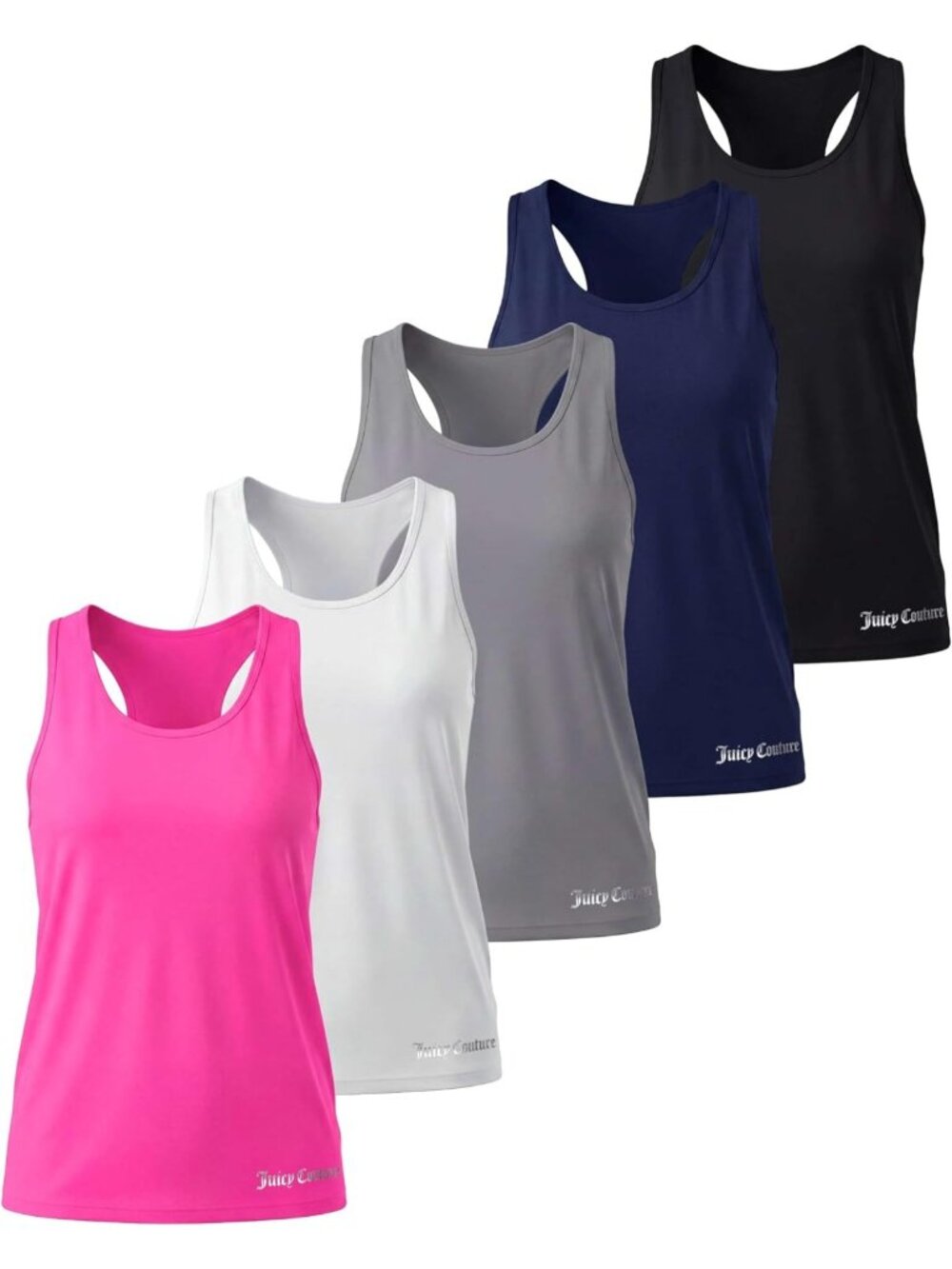 3 Pack Women's Sleeveless Racerback Tank Tops for Workout, Pilates & Gym